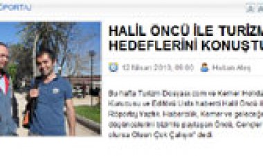 AKDENİZ YAŞAM,  HALİL ÖNCÜ İLE RÖPORTAJ YAPTI