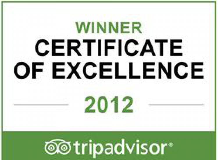 RADISSON BLU BOSPHORUS HOTEL, ISTANBUL 2012 TRIPADVISOR  ''CERTIFICATE OF EXCELLENCE'' ÖDÜLÜ