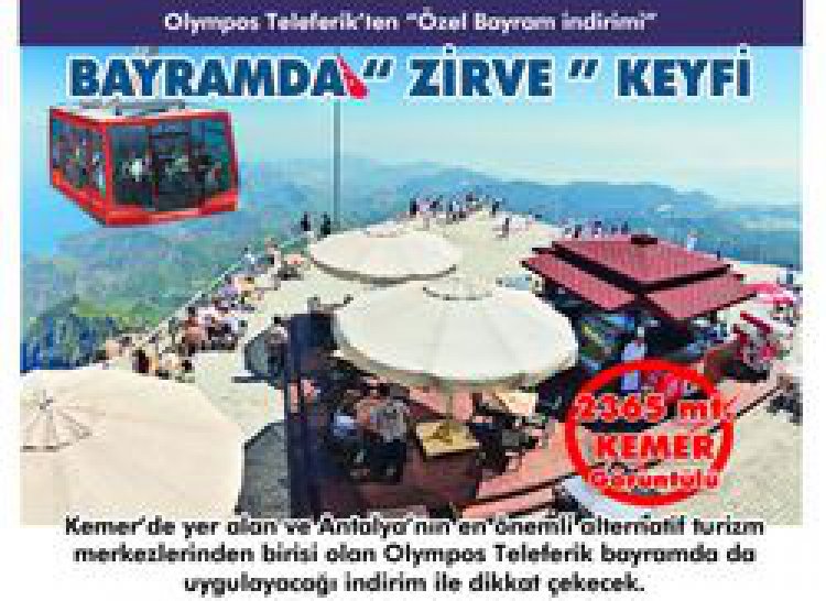 BAYRAMDA ZİRVE KEYFİ