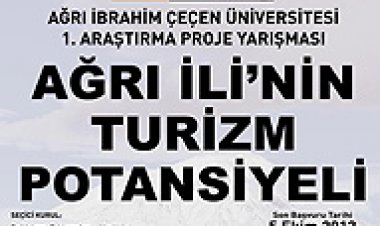 "AĞRI İLİNİN TURİM POTANSİYELİ" PROJE YARIŞMASI