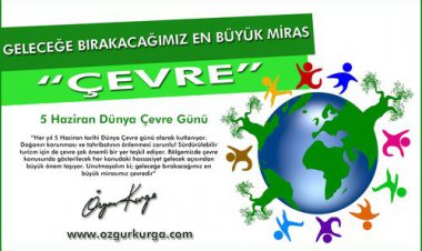 KURGA&#39;&#39;GELECEĞE BIRAKACAĞIMIZ EN BÜYÜK MİRASIMIZ ÇEVREDİR&#39;&#39;
