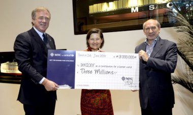MSC CRUISES UNICEFE 3 MİLYON  BAĞIŞ YAPTI