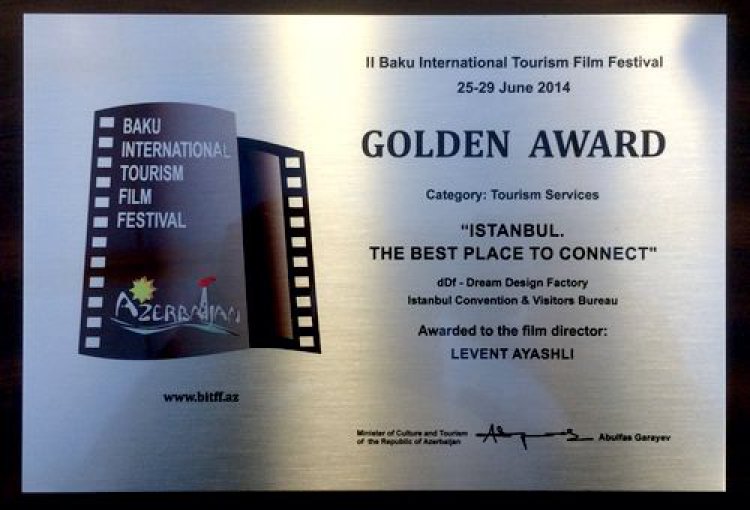İSTANBUL TANITIM FİLMİNE BİR ÖDÜL DAHA