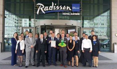 RADİSSON BLU OTEL KAYSERİ'YE YEŞİL YILDIZ