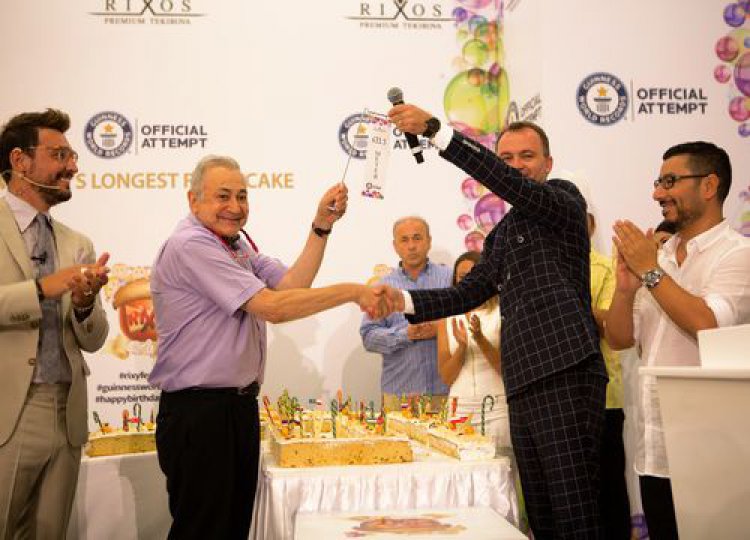 RİXOS PREMİUM TEKİROVANIN GUİNNESS REKOR DENEMESİ BAŞARIYLA SONUÇLANDI