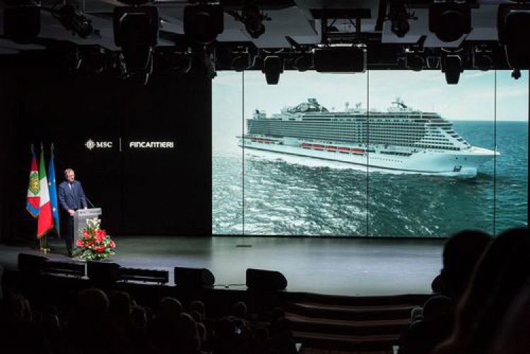 MSC CRUISES SON ALTI AY İÇİNDE HİZMETE ALDIĞI, İKİNCİ GEMİSİNİ KUTLUYOR