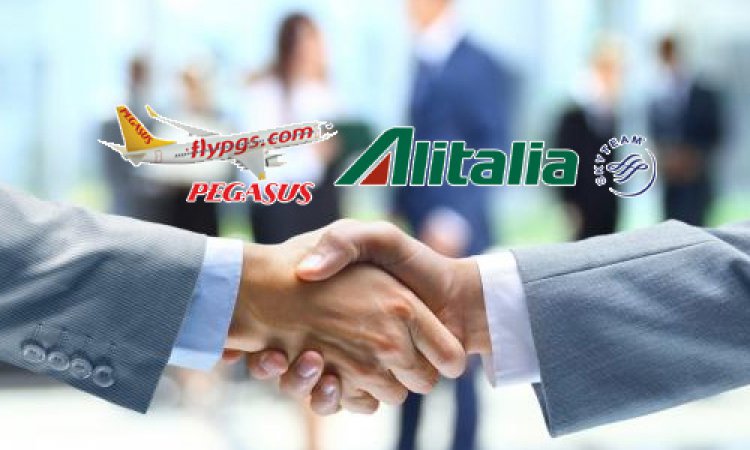 PEGASUS VE ALITALIA ORTAK UÇUŞ ANLAŞMASI İMZALADI