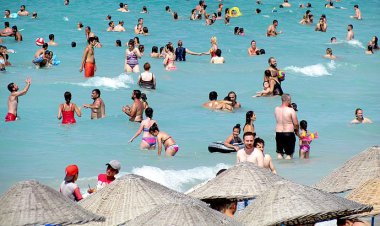 O İLÇEDE OTELLER YÜZDE 100 DOLDU!...