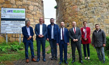 TARİHİ ÜNYE KALESİ BİR YILDA TURİZME HAZIR OLACAK