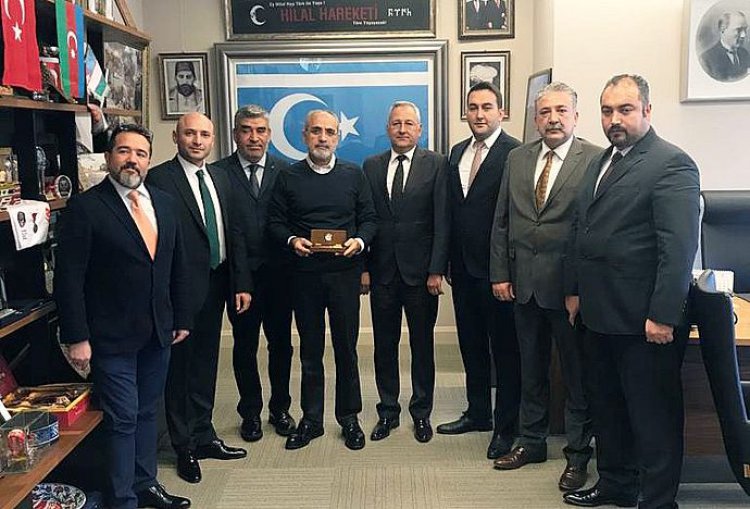 CUMHURBAŞKANI BAŞ DANIŞMANI YALÇIN TOPÇU,TURYOLDER'İ KABUL ETTİ