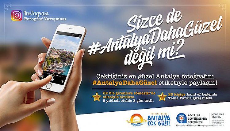 ANTALYA BÜYÜKŞEHİR’DEN ÖDÜLLÜ INSTAGRAM YARIŞMASI