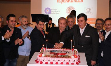 TSYD ANTALYA ŞUBESİ ÜYELERİ KAYNAŞMA GECESİNDE BULUŞTU