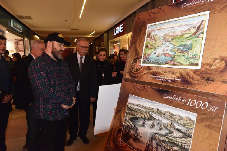 ÇANAKKALE'DE 1000 YIL GRAVÜR SERGİSİ...