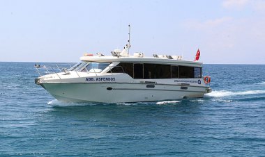 ANTALYA'DA DENİZ OTOBÜSLERİ 150 BİN YOLCU TAŞIDI