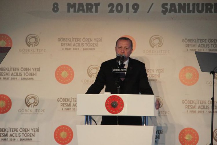 CUMHURBAŞKANI ERDOĞAN GÖBEKLİTEPE'Yİ AÇTI