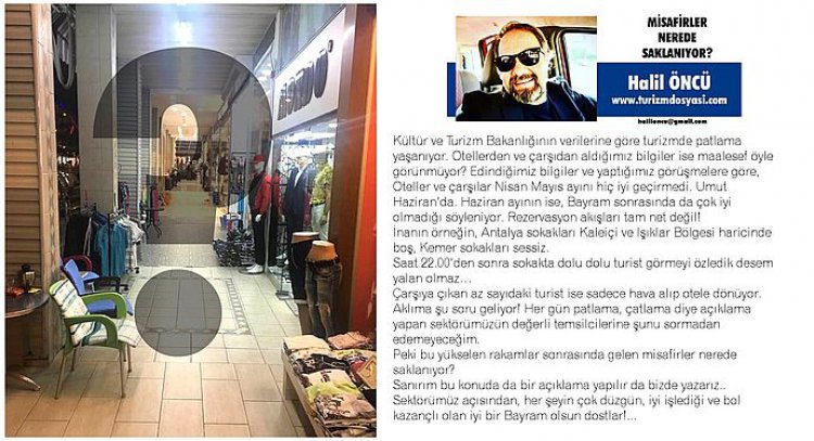 HALİL ÖNCÜ YAZDI:MİSAFİRLER NEREDE SAKLANIYOR?