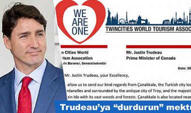 TRUDEAU'YA DURDURUN MEKTUBU YOLLADI