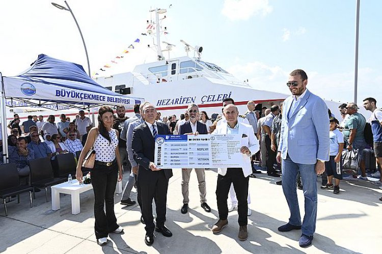 İDO BÜYÜKÇEKMECE-BURSA HATTI SEFERLERİNE BAŞLADI
