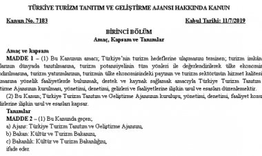 HANGİ İŞLETMELER TURİZM PAYI VERECEK?