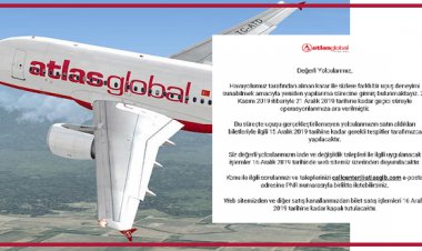 ATLASGLOBAL UÇUŞLARINI DURDURDUĞUNU AÇIKLADI