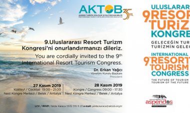 RESORT TURİZM KONGRESİ'NDE DÜNYA TURİZM DEVLERİ AĞIRLANACAK