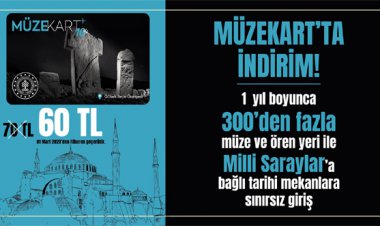MÜZEKART 1 MART’TAN İTİBAREN 60 TL!