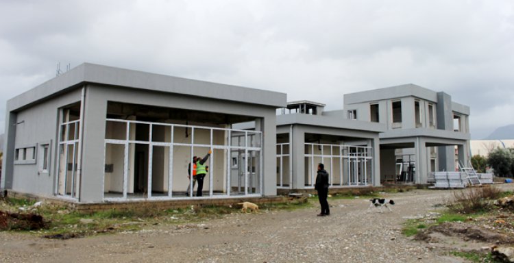 GAZİPAŞA KÜLTÜR MERKEZİ İNŞAATINDA SONA DOĞRU