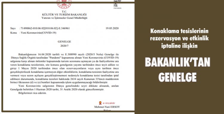 BAKANLIKTAN GENELGE
