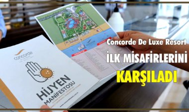 İLK MİSAFİRLERİNİ KARŞILADI