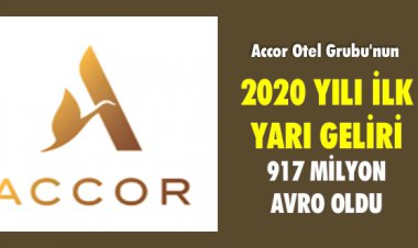 2020 YILI İLK YARI GELİRİ 917 MİLYON AVRO OLDU