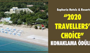 “2020  TRAVELLERS’ CHOİCE”  KONAKLAMA ÖDÜLLÜ