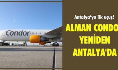 ALMAN CONDOR, YENİDEN ANTALYA'DA