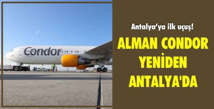 ALMAN CONDOR, YENİDEN ANTALYA'DA