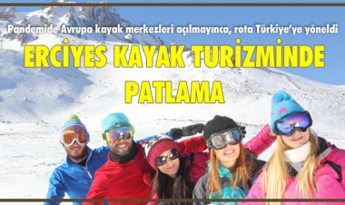 ERCİYES KAYAK TURİZMİNDE PATLAMA