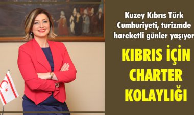 KIBRIS İÇİN CHARTER KOLAYLIĞI