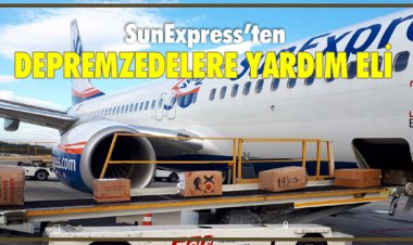 SUNEXPRESS'TEN DEPREMZEDELERE YARDIM DİLİ