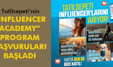 'INFLUENCER ACADEMY' PROGRAM BAŞVURULARI BAŞLADI