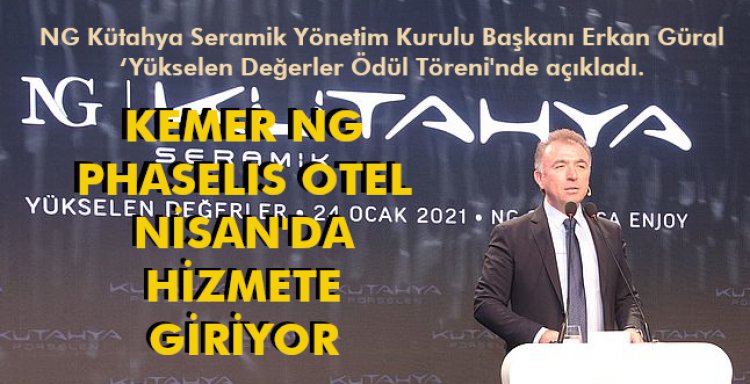 KEMER NG PHASELIS OTEL NİSAN'DA HİZMETE GİRİYOR