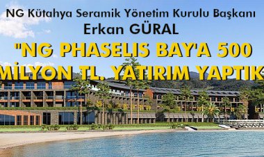 ERKAN GÜRAL '500 MİLYON TL. YATIRIM YAPTIK'