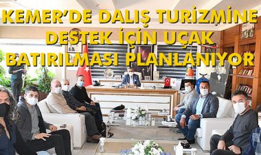 KEMER’DE DALIŞ TURİZMİNE DESTEK İÇİN UÇAK BATIRILMASI PLANLANIYOR