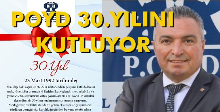 POYD 30.YILINI KUTLUYOR
