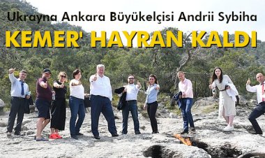 UKRAYNA ANKARA BÜYÜKELÇİSİ SYBİHA, KEMER’DE