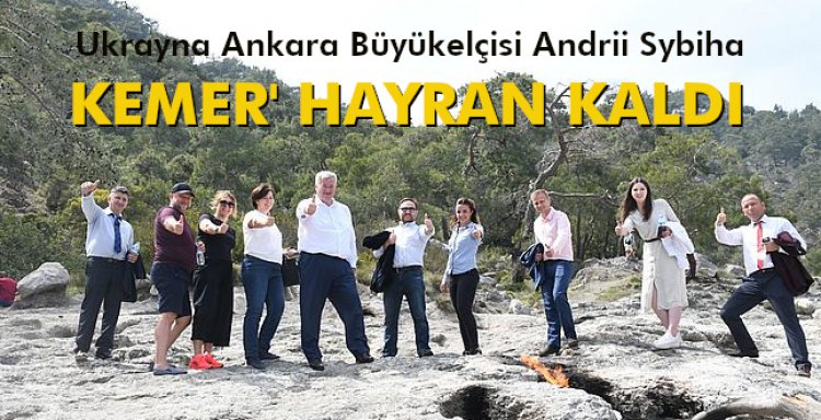 UKRAYNA ANKARA BÜYÜKELÇİSİ SYBİHA, KEMER’DE