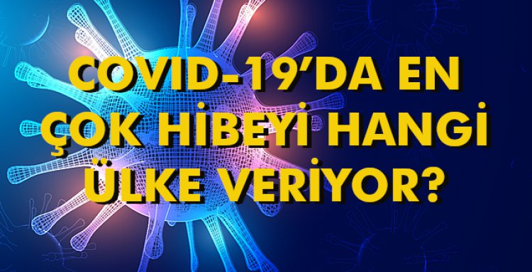 COVID-19’DA EN ÇOK HİBEYİ HANGİ ÜLKE VERİYOR?