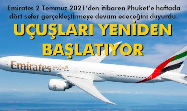  UÇUŞLARI YENİDEN BAŞLATIYOR