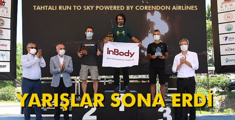TAHTALI RUN TO SKY POWERED BY CORENDON AİRLİNES YARIŞLARI SONA ERDİ