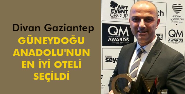 GÜNEYDOĞU ANADOLU'NUN EN İYİ OTELİ SEÇİLDİ