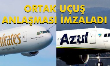 ORTAK UÇUŞ ANLAŞMASI İMZALADI