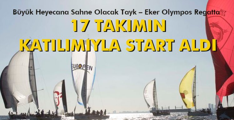 17 TAKIMIN KATILIMIYLA START ALDI