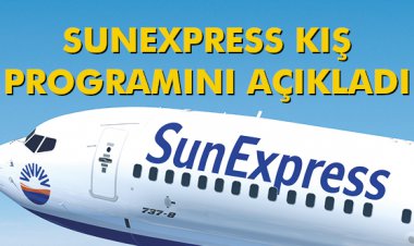 SUNEXPRESS, KIŞ PROGRAMINI AÇIKLADI